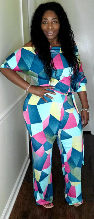 Pops of Color Jumpsuit