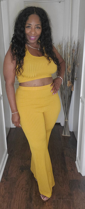 Mustard Cover Girl Set