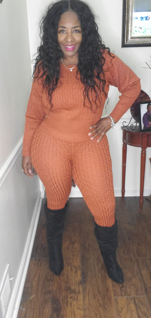 "No Sweat" Sweater Pant Set