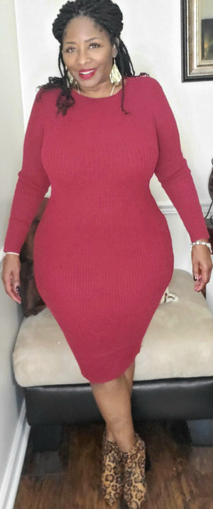 The Sunday Morning Sweater Dress