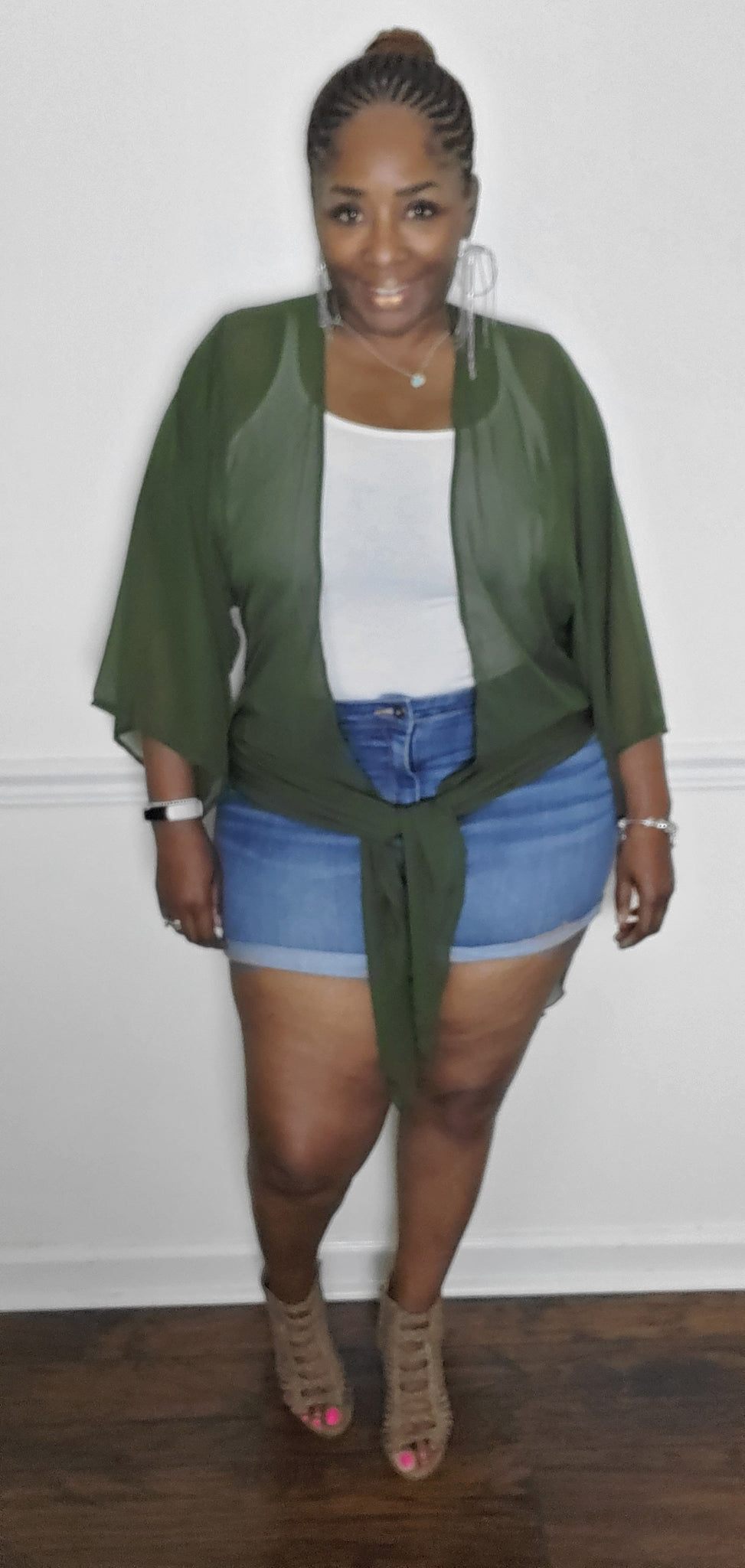 Miami Vibes Chiffon Kimono