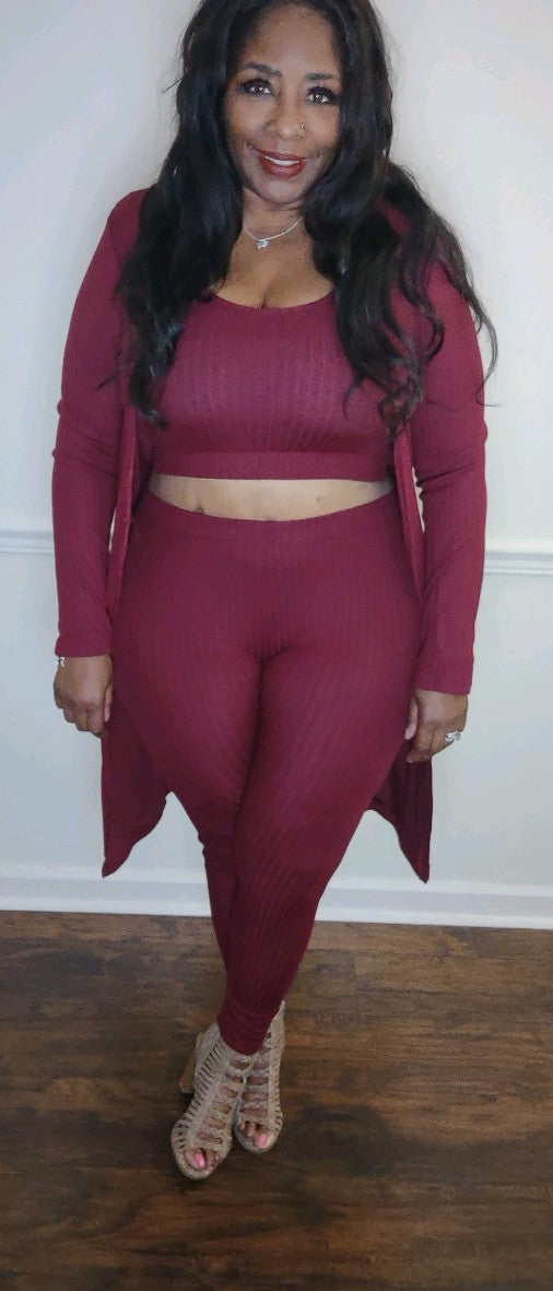 Feeling Myself Cardigan Set