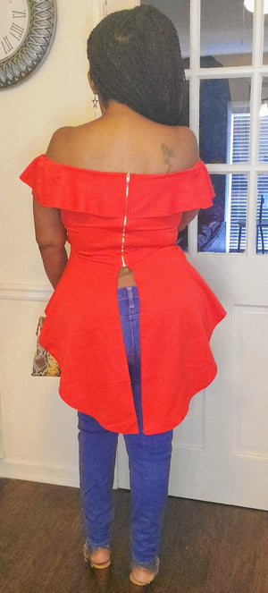Nice and Sweet Off the Shoulder Shirt