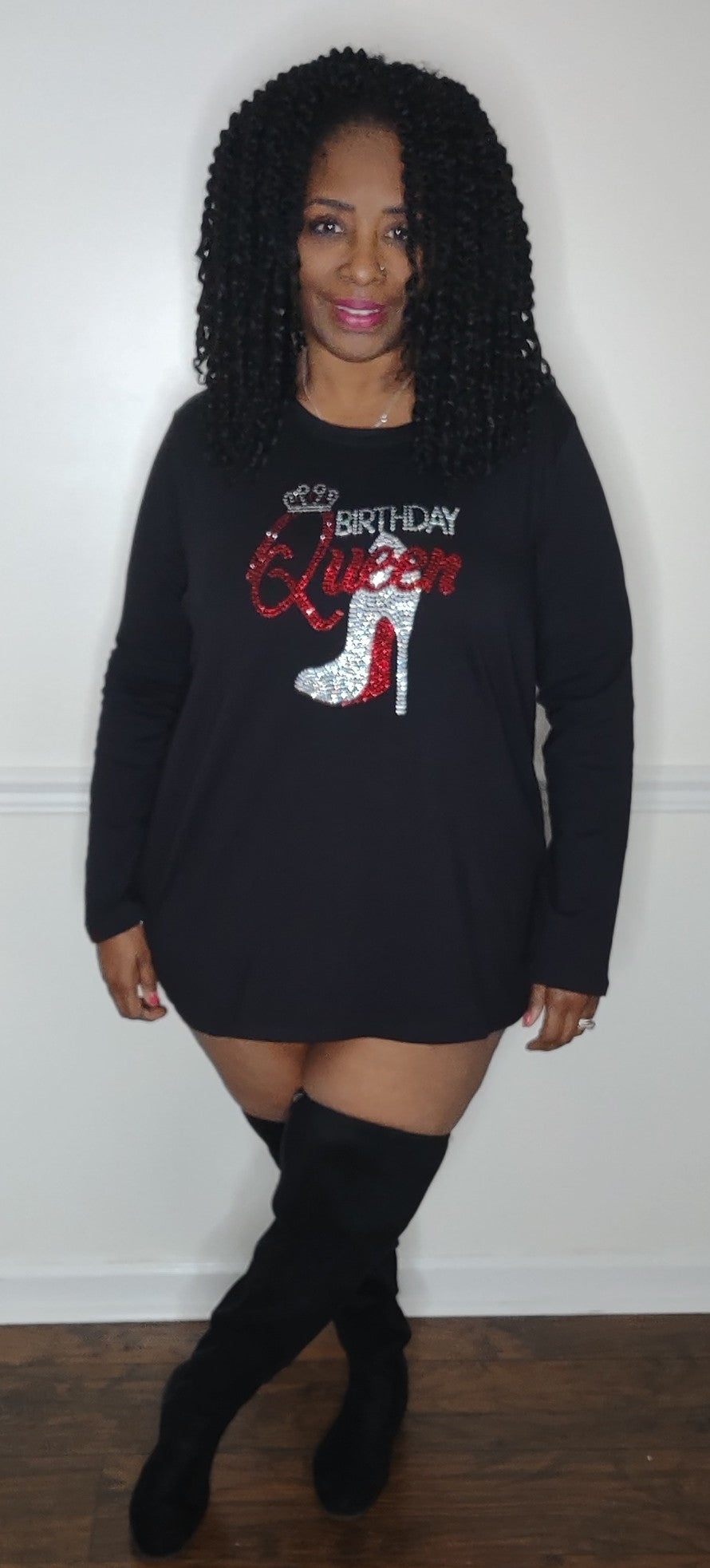 The Birthday Queen Long Sleeve T-shirt