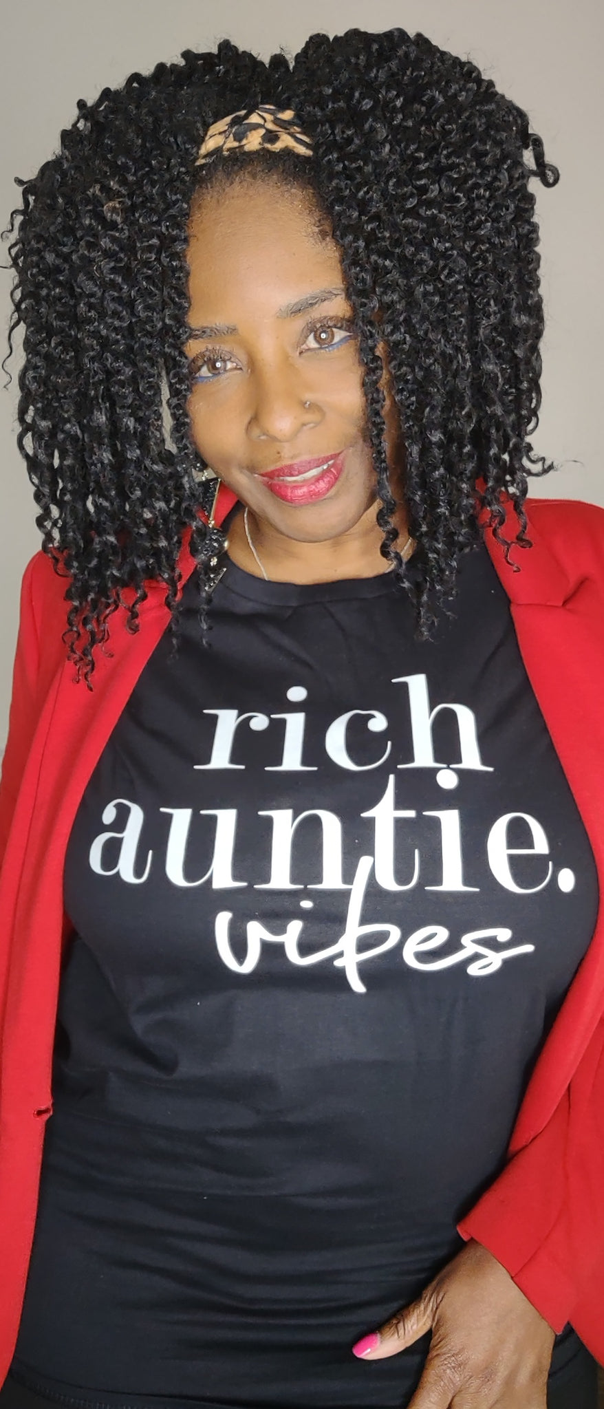 Rich Auntie Vibes Top