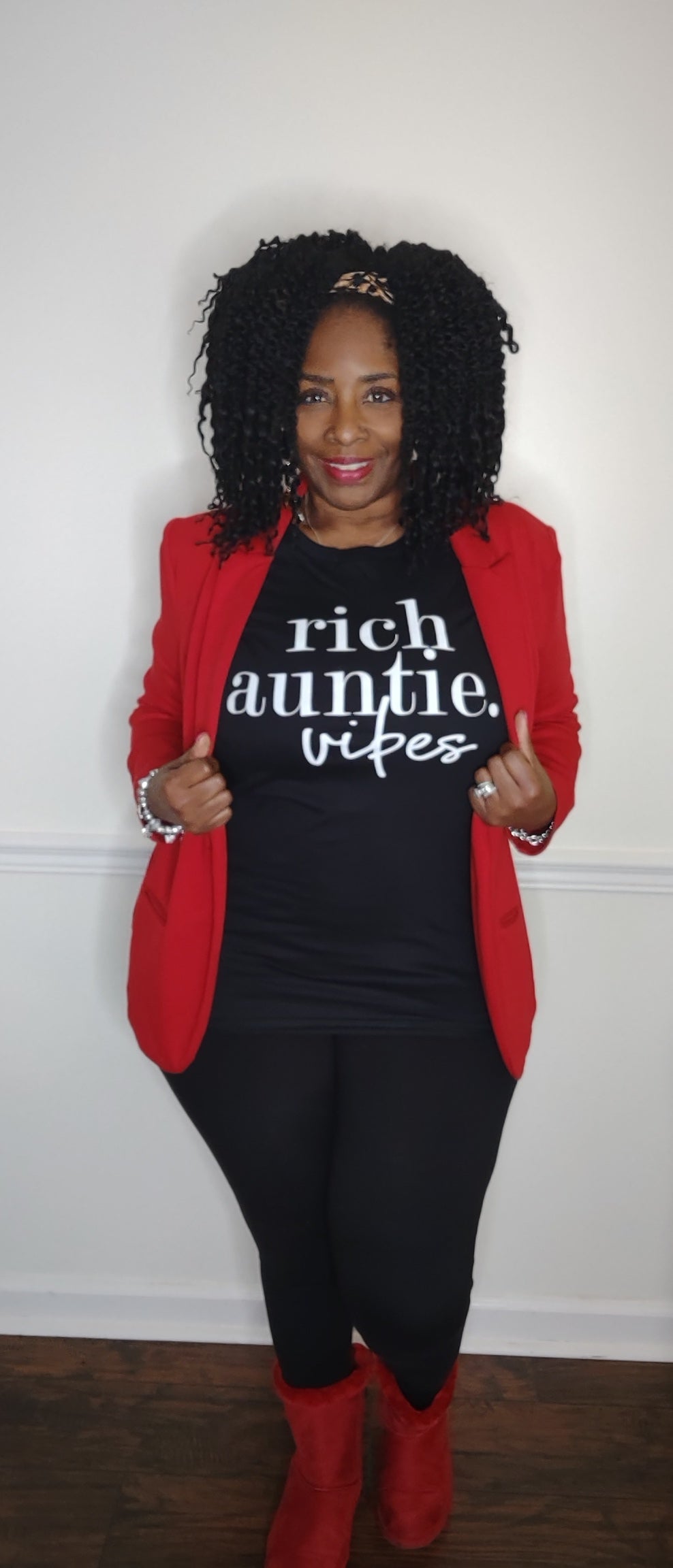 Rich Auntie Vibes Top